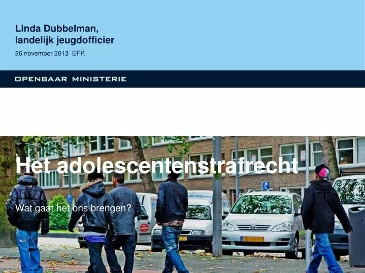 het adolescentenstrafrecht