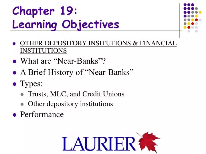 chapter 19 learning objectives