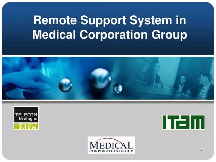 remote support system in medical corporation group