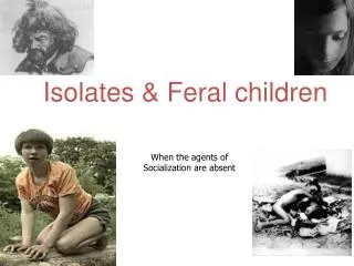 Isolates &amp; Feral children