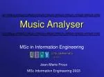 Music Analyser: Transcribing Sound to Paper with Computer - slide 1