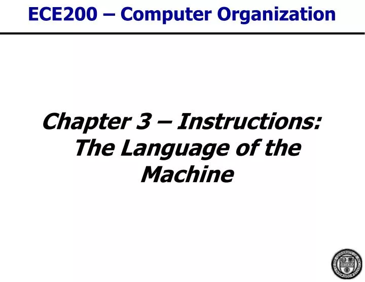 ece200 computer organization