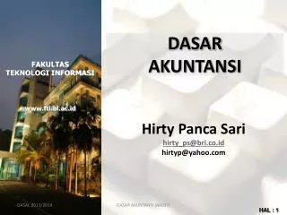 dasar akuntansi