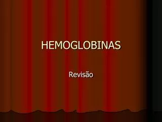 hemoglobinas