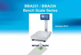 BBA231 / BBA236 Bench Scale Series