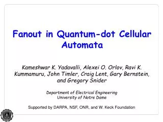 Fanout in Quantum-dot Cellular Automata