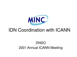 IDN Coordination with ICANN