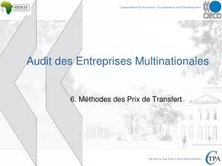 audit des entreprises multinationales