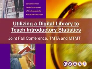 Utilizing a Digital Library to Teach Introductory Statistics