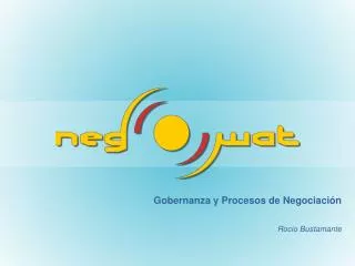 gobernanza y procesos de negociaci n