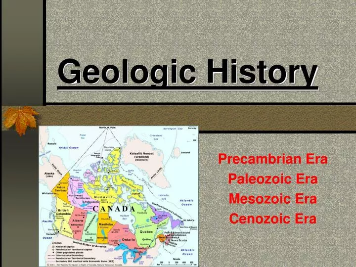 geologic history