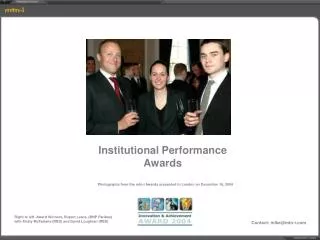Institutional Performance Awards