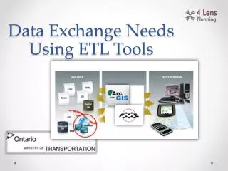 Data Exchange Needs Using ETL Tools