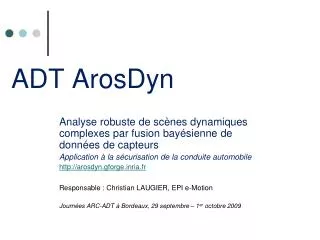 ADT ArosDyn