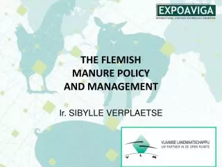 THE FLEMISH MANURE POLICY AND MANAGEMENT