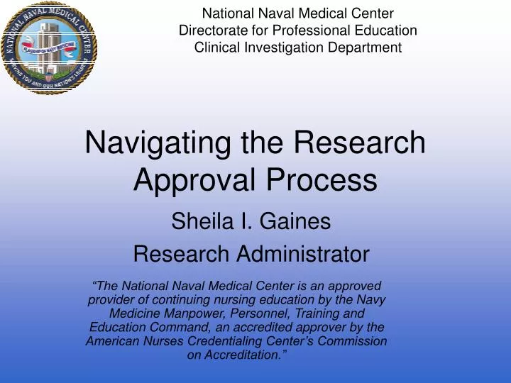 navigating the research approval process