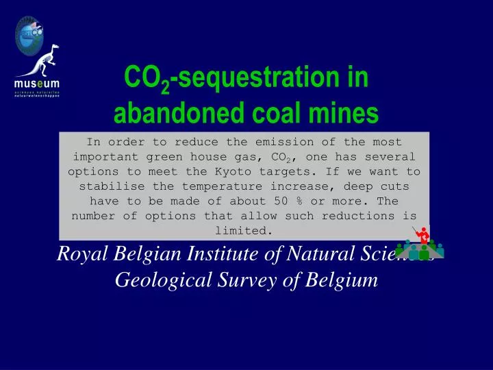 co 2 sequestration in abandoned coal mines