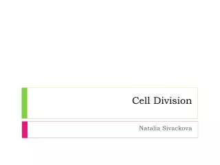 Cell Division