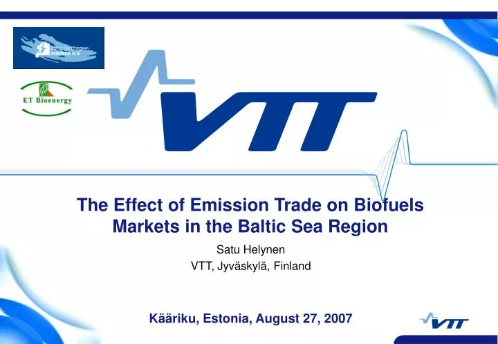 the effect of emission trade on biofuels markets in the baltic sea region