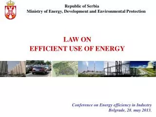 LAW ON EFFICIENT USE OF ENERGY