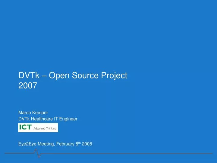dvtk open source project 2007