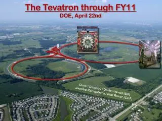 The Tevatron through FY11 DOE, April 22nd