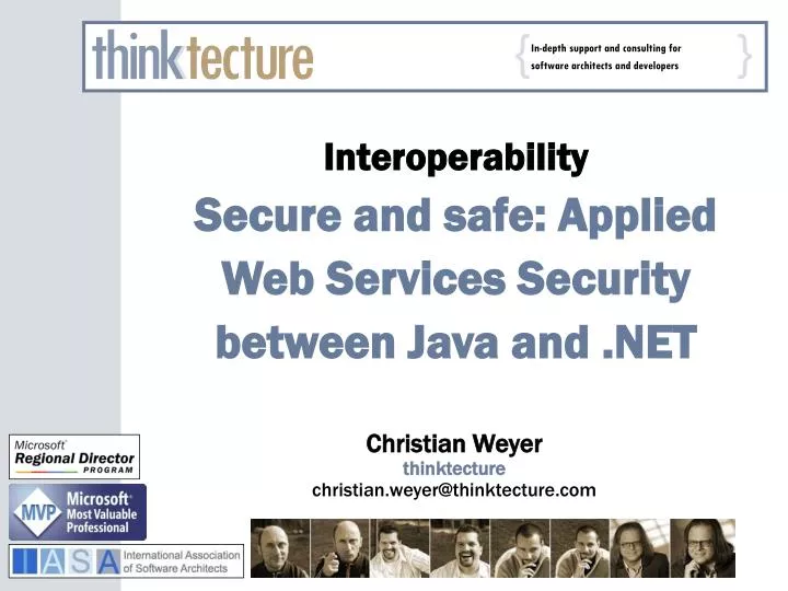 interoperability secure and safe applied web services security between java and net