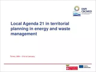 Local Agenda 21 in territorial planning in energy and waste management
