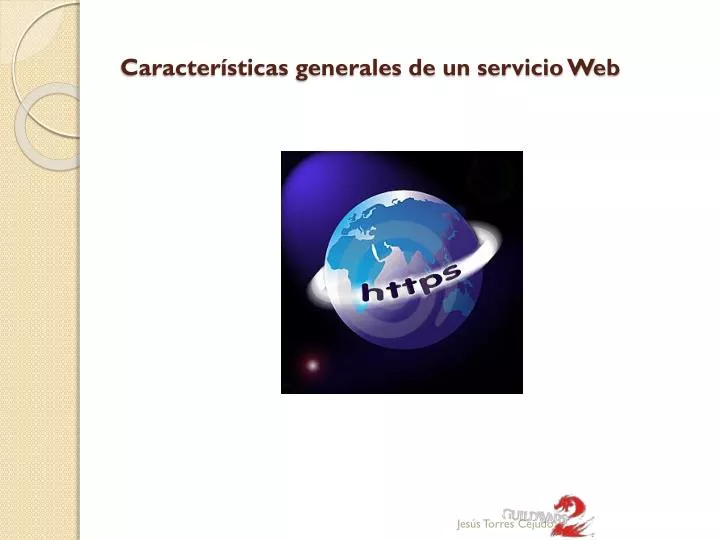 caracter sticas generales de un servicio web
