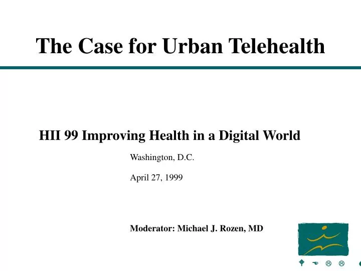 the case for urban telehealth