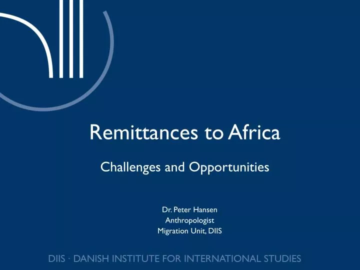 remittances to africa challenges and opportunities