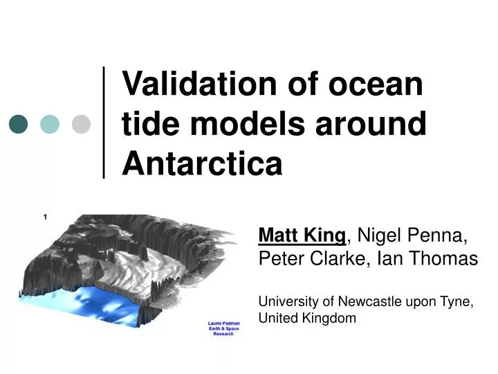 validation of ocean tide models around antarctica