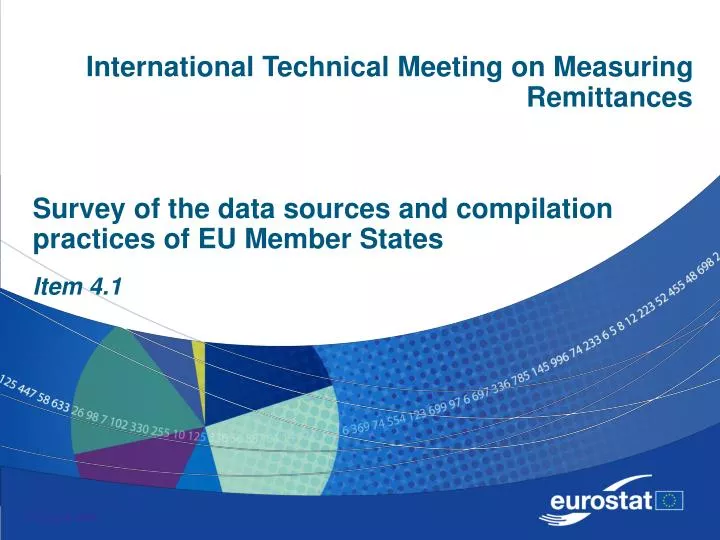 survey of the data sources and compilation practices of eu member states item 4 1