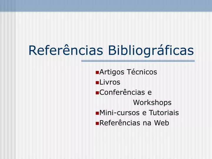 refer ncias bibliogr ficas