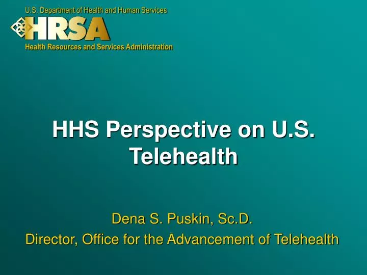 hhs perspective on u s telehealth