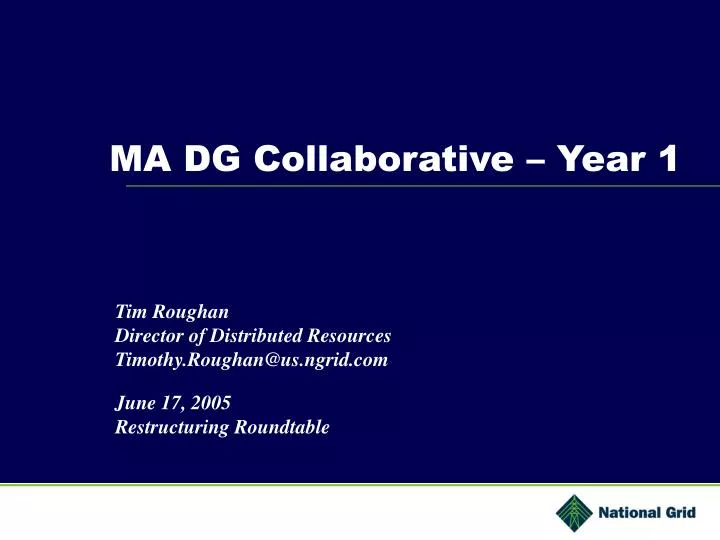 ma dg collaborative year 1