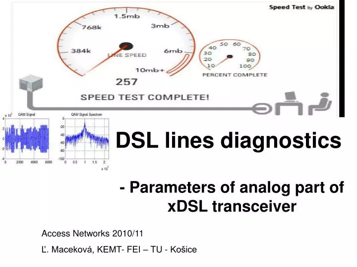 dsl lines diagnostics