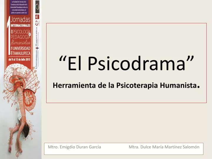 el psicodrama herramienta de la psicoterapia humanista