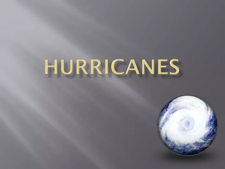 hurricanes