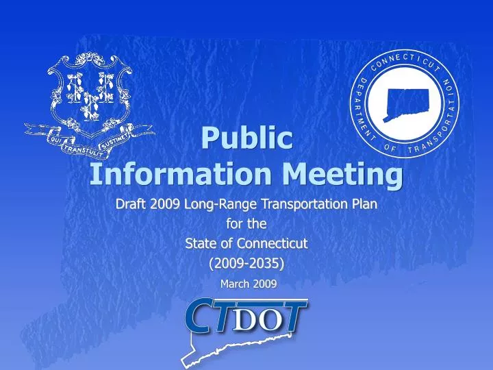public information meeting