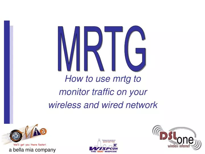 how to use mrtg to monitor traffic on your wireless and wired network