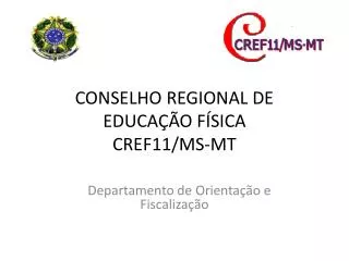 conselho regional de educa o f sica cref11 ms mt