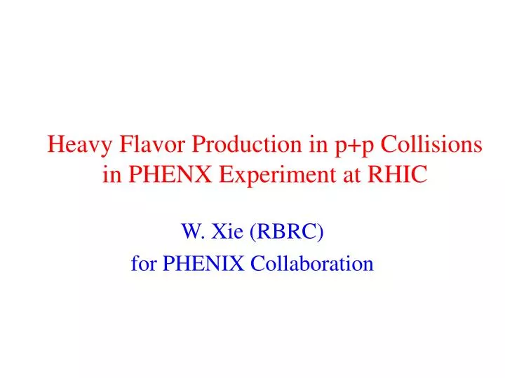heavy flavor production in p p collisions in phenx experiment at rhic