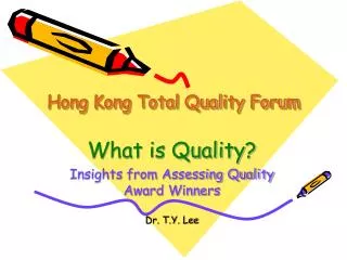 Hong Kong Total Quality Forum