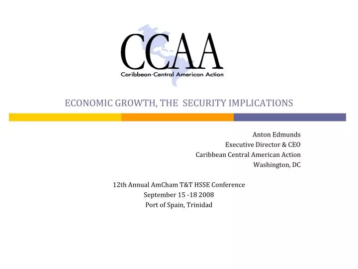 economic growth the security implications