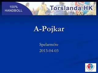 a pojkar