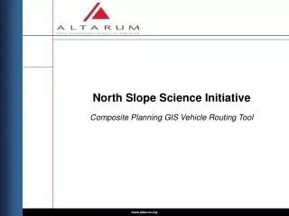 North Slope Science Initiative