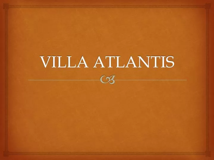 villa atlantis