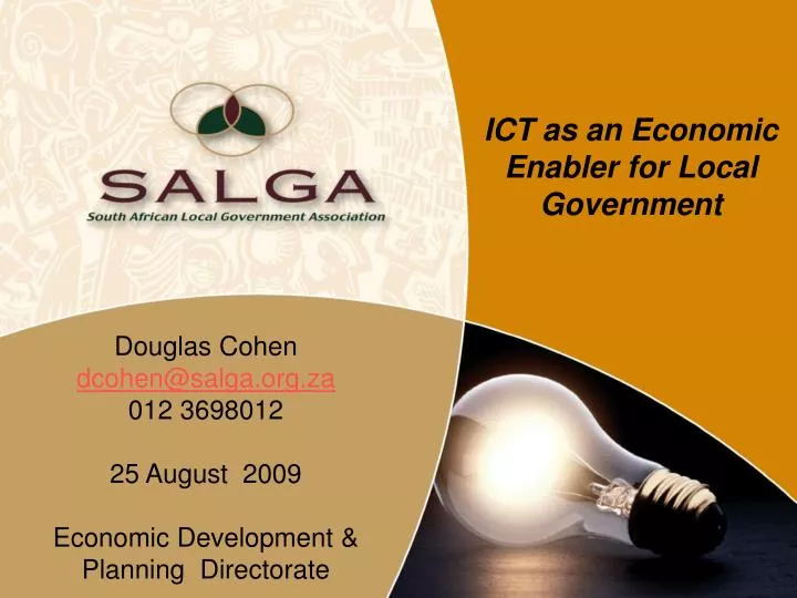 ict as an economic enabler for local government
