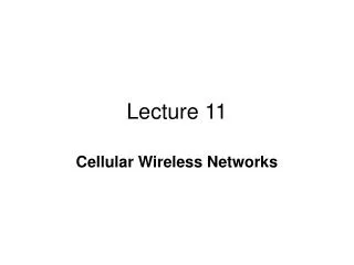 lecture 11